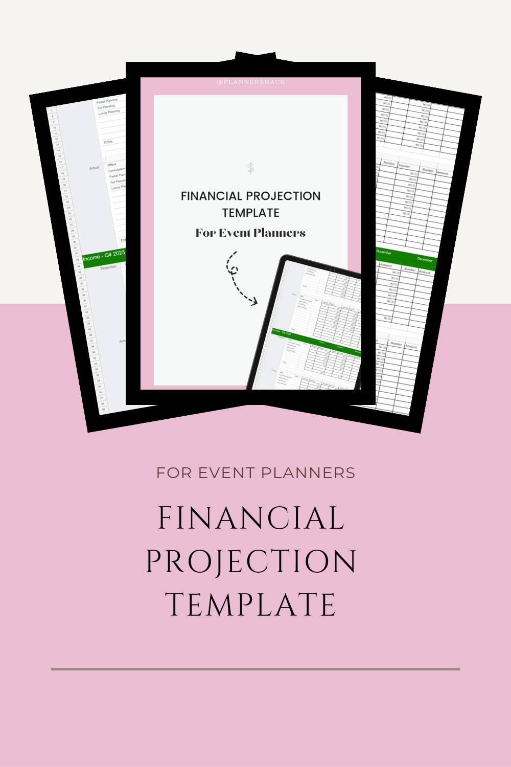 Financial Projection Template for Event Planners
